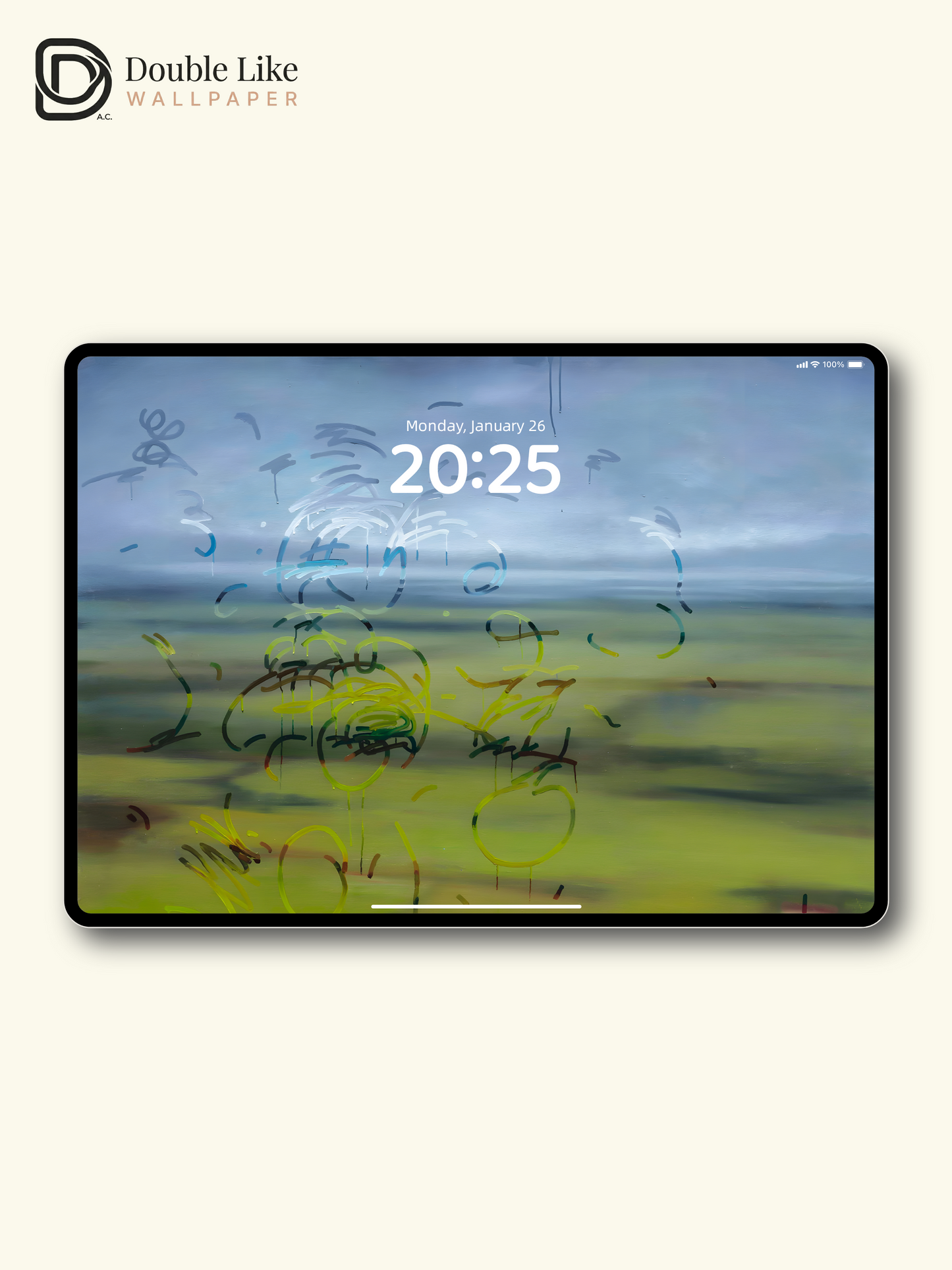 Misty Field Abstract Vibe Full Wallpaper Set [#ZMY374]