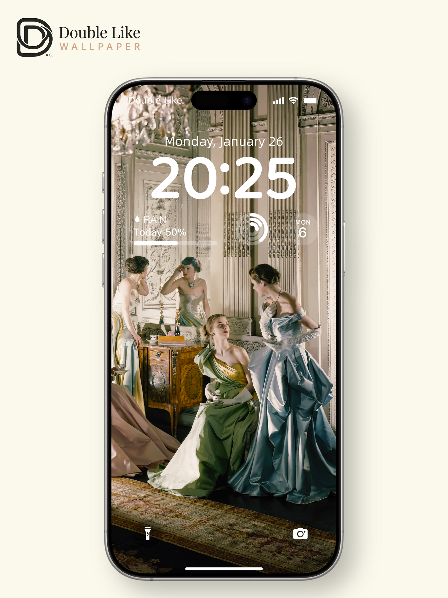 Mirror Ball | Romantic Vintage Portrait Wallpaper Pack [#ZMY146]