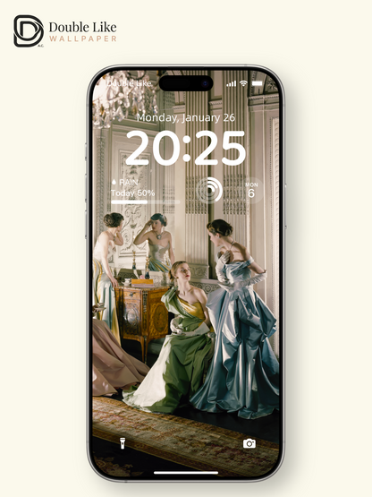 Mirror Ball | Romantic Vintage Portrait Wallpaper Pack [#ZMY146]