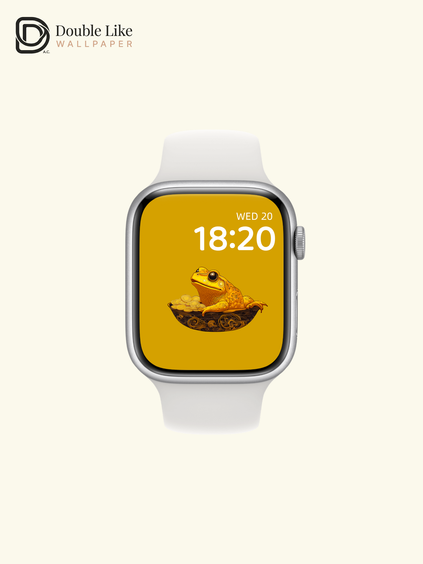 Minimalist Golden Money Toad Lucky Aesthetic Wallpaper Pack [#ZMY192]