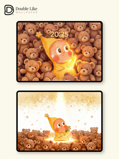 Starlight Hug Project| Cozy Healing Wallpaper Pack [#JJ260]