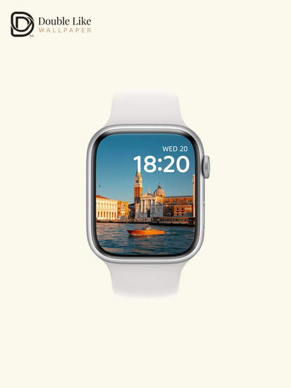 Venice Grand Canal Golden Hour Speedboat Aesthetic Wallpaper Pack [#JJ1381]