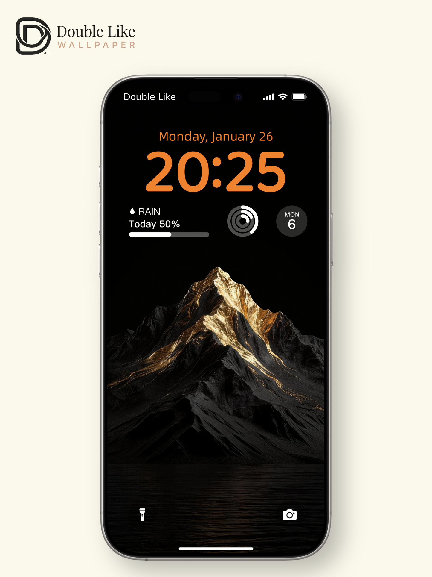 Black Gold Gilded Mountain Aesthetic Wallpaper Pack [#LFHL30309]