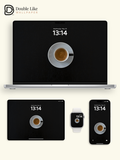 Minimalist Espresso Coffee Dark Aesthetic Wallpaper Pack [#ZMY547]