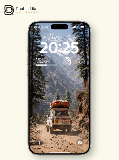 Himalayan Mountain Road & Off-Road Adventure Aesthetic Wallpaper Pack [#JJ1410]