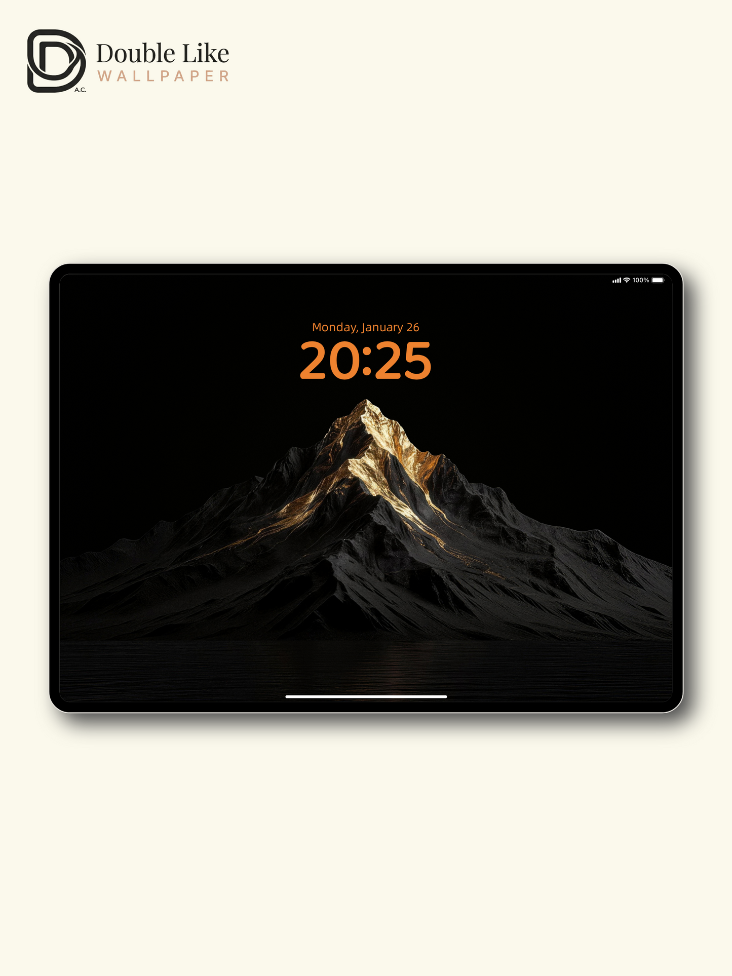 Black Gold Gilded Mountain Aesthetic Wallpaper Pack [#LFHL30309]