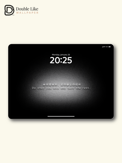 Follow Your Passion Minimal Motivational Full Wallpaper Set [#ZMY423]