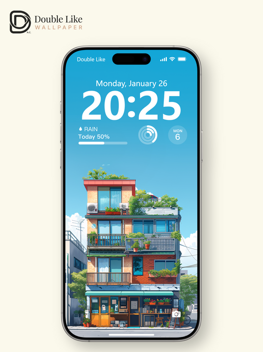 Summer Sunny Blue Sky Japanese House Anime Aesthetic Wallpaper Pack [#WGF089]