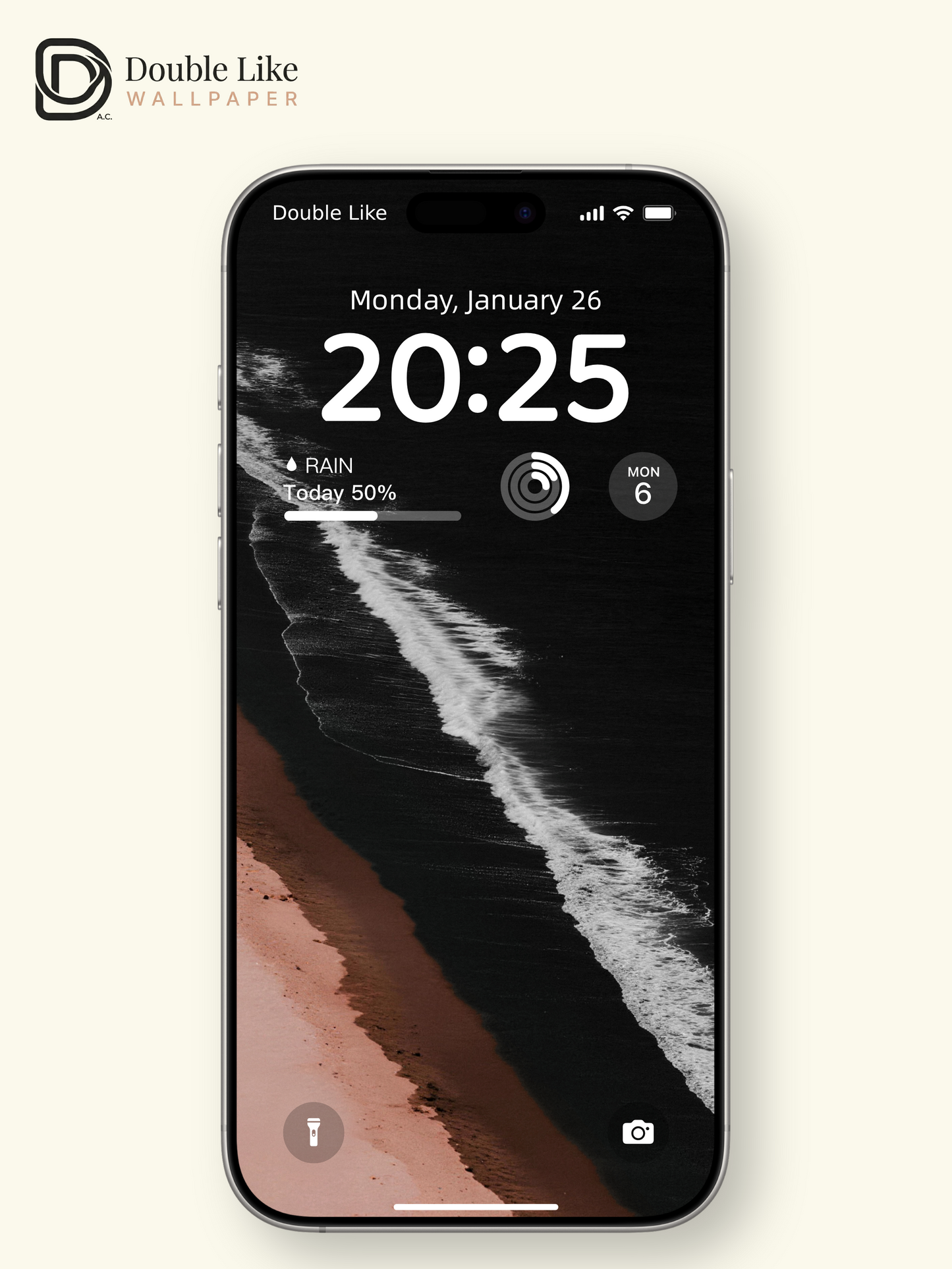 Pink & Black Coast Minimal Lonely Aesthetic Ocean Wallpaper Pack [#LFHL30409]