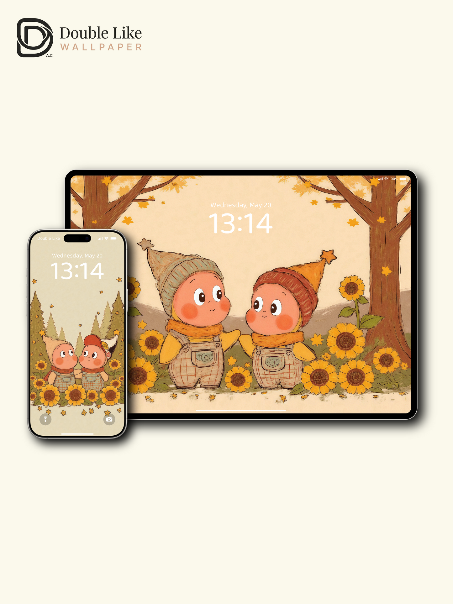 Little Sunflower Spirit| Cozy Healing Wallpaper Pack [#JJ198]