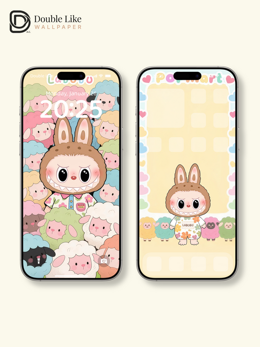 Surrounded by Cuteness | Happy Aesthetic Wallpaper Pack [#JJ110]