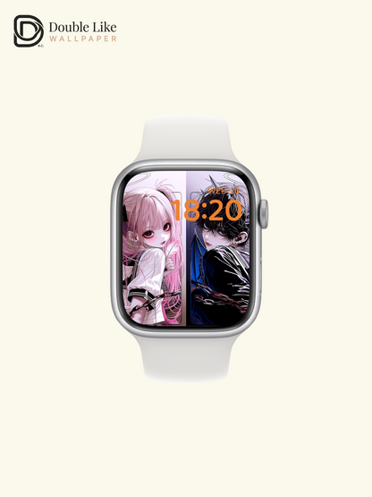 Dark Fantasy Angel & Demon Anime Couple Wallpaper Pack [#HW1525]