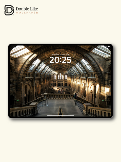 Vintage Dome Museum European Architectural Vibe Full Wallpaper Set [#ZMY401]