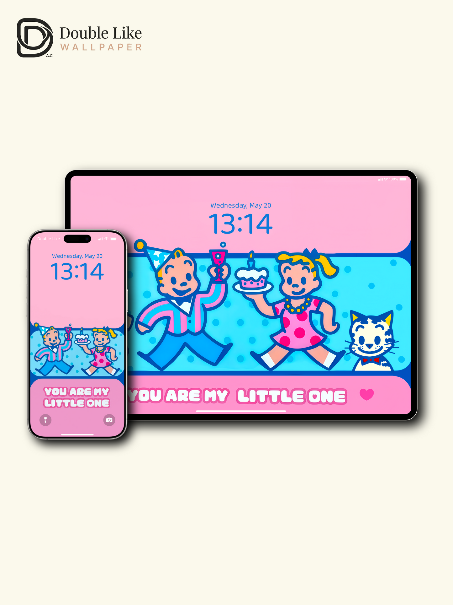 You Are My Little One · Color Emotion Faces Wallpaper Pack [#JJ396]