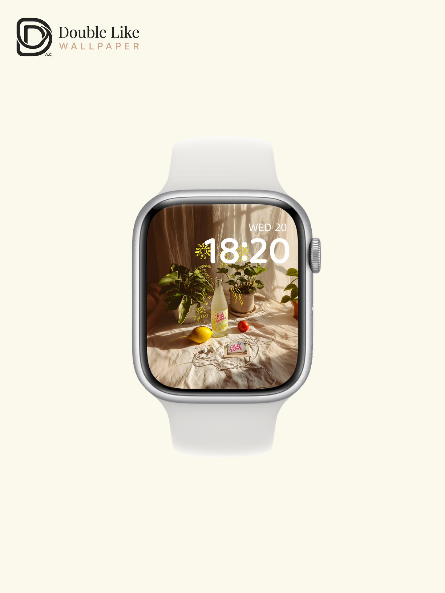 Sunlit Summer Drinks & Green Plants Aesthetic Wallpaper Pack [#JJ1389]