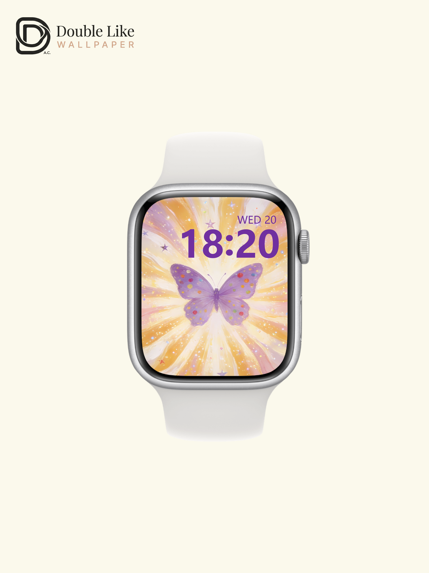 This butterfly wallpaper brings transformation & good luck! Live wallpaper fits all phones [#HWWa008]