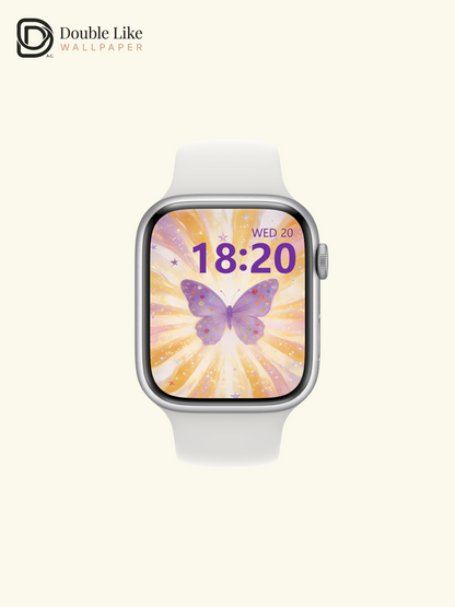 This butterfly wallpaper brings transformation & good luck! Live wallpaper fits all phones [#HWWa008]