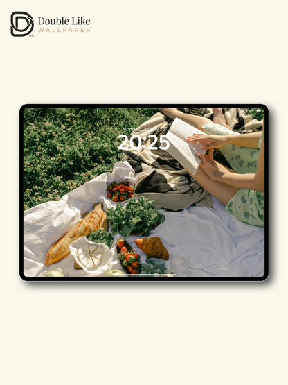 Cozy Picnic Reading Aesthetic Grassland & Book Aesthetic Wallpaper Pack [#ZMY537]