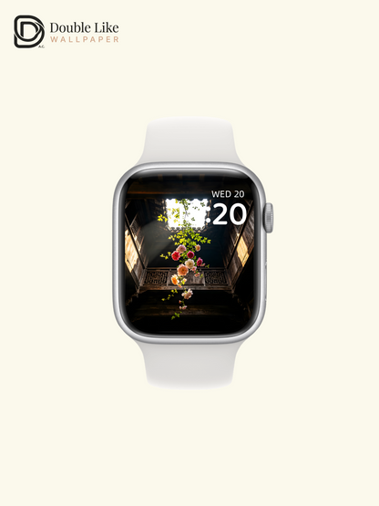 Chinesestyle Courtyard Floral Aesthetic Cinematic Light Wallpaper Pack [#ZMY480]