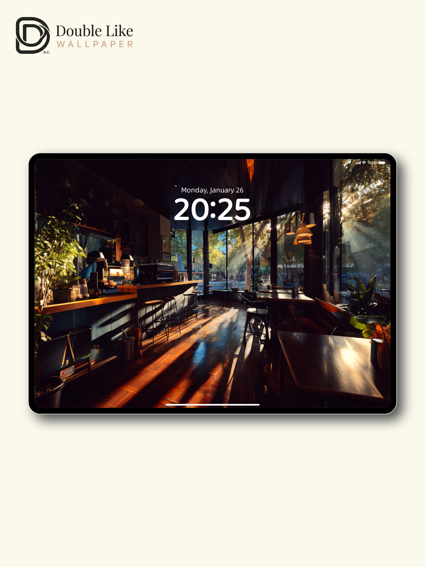 Cinematic Sunlit Morning Coffee Shop Aesthetic Photography Wallpaper Pack [#JJ1215]