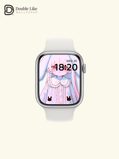 Kawaii Anime Bunny Girl Pastel Aesthetic Wallpaper Pack [#HW1478]