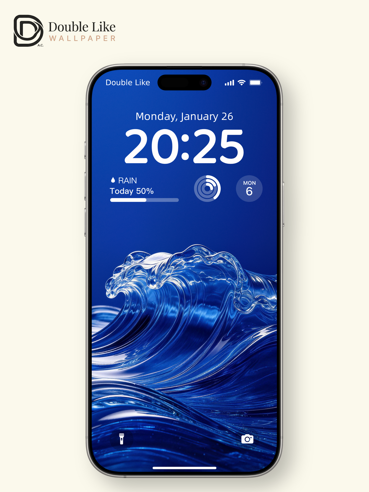3D Glossy Liquid Ocean Waves Aesthetic Wallpaper Pack [#LFHL30606]