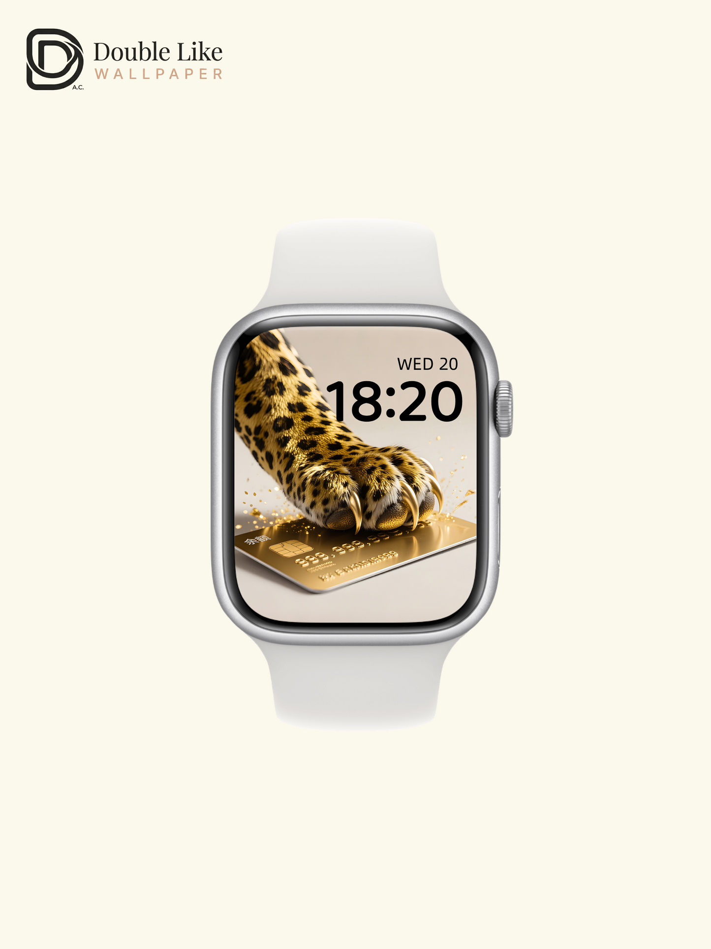 Luxury Leopard Paw Golden Black Card Minimalist Wealth Aesthetic Wallpaper Pack [#ZMY262]