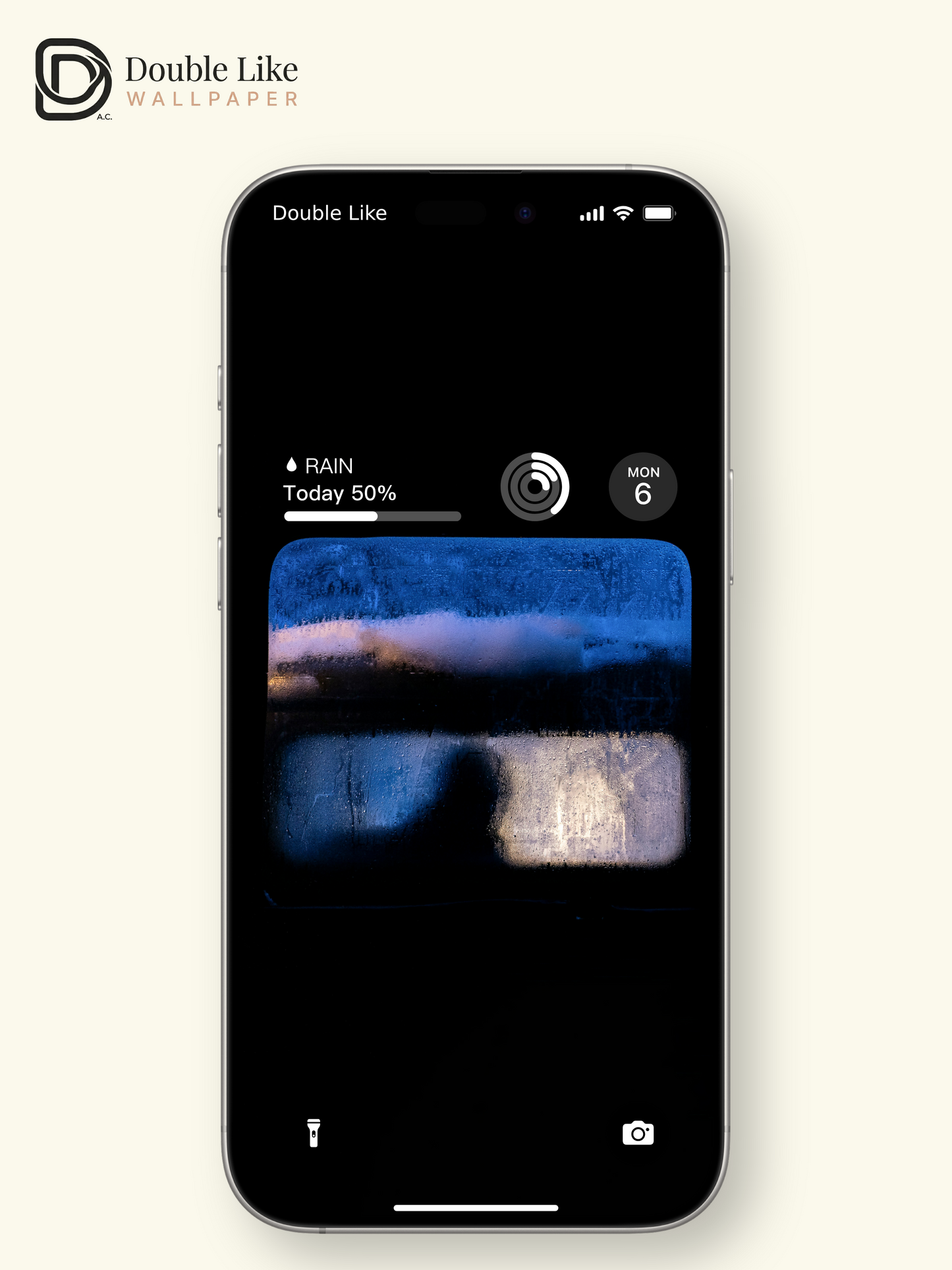 Dark Blue Frosty Bus Window Night Minimalist Aesthetic Wallpaper Pack [#ZMY529]