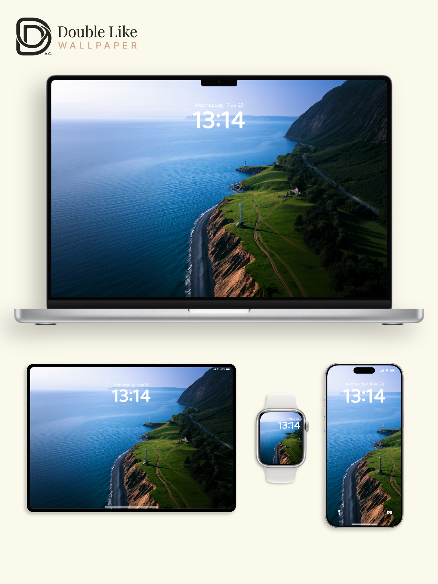 Ocean Coast Lighthouse Nature Landscape Wallpaper Pack [#JJ1367]
