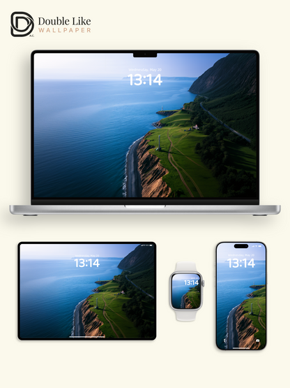 Ocean Coast Lighthouse Nature Landscape Wallpaper Pack [#JJ1367]