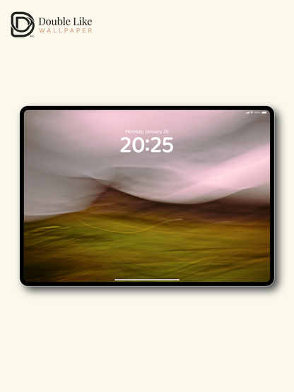 Dreamy Soft Focus Flowing Mountain Landscape Wallpaper Pack, Compatible with iPhone & Android Lock Screen, Tablet, PC & Smart Watch HD Wallpapers [#ZMY491]