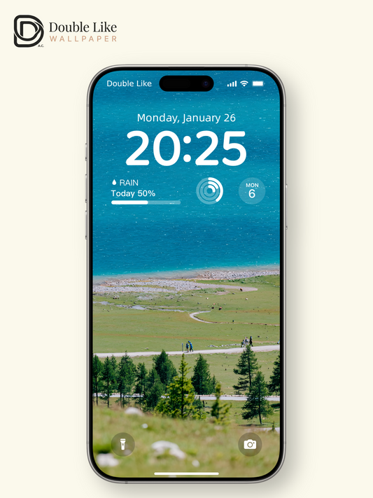 Alpine Turquoise Lake and Meadow Summer Travel Photography Wallpaper Pack [#JJ1209]