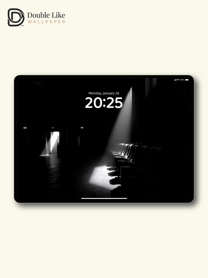 Cinematic Light Empty Cinema Theater Seat Lonely Minimalist Wallpaper Pack [#JJ1219]