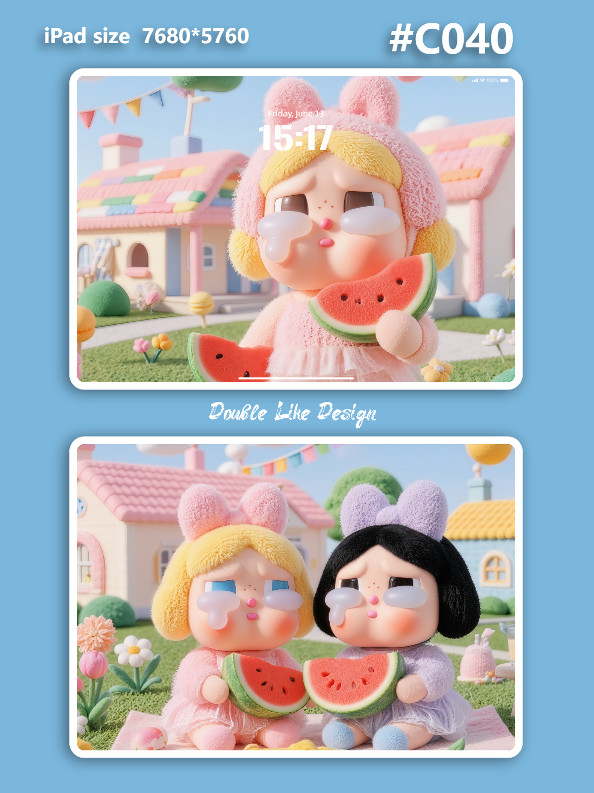 Eating Watermelon [#C040]