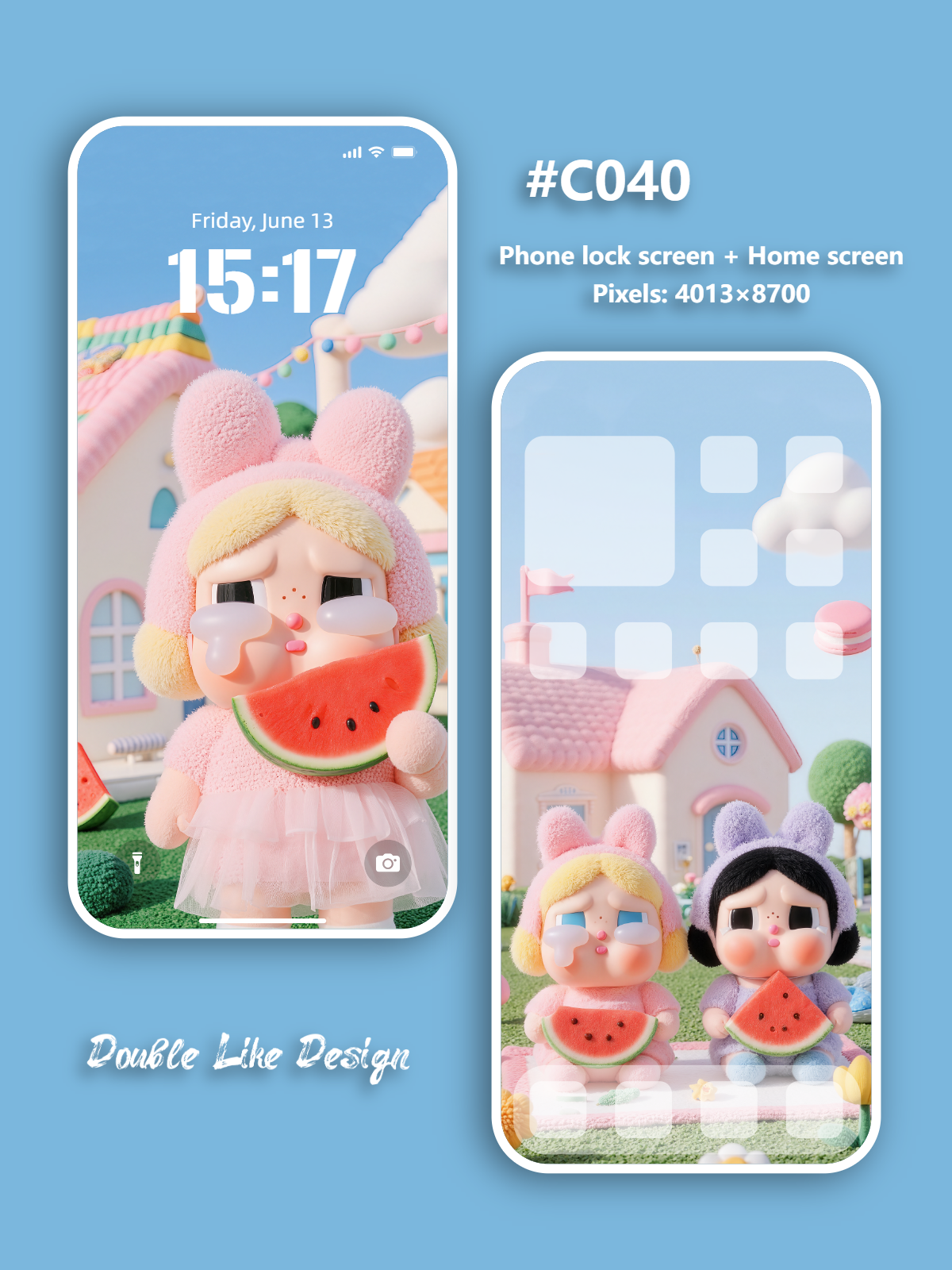 Eating Watermelon [#C040]