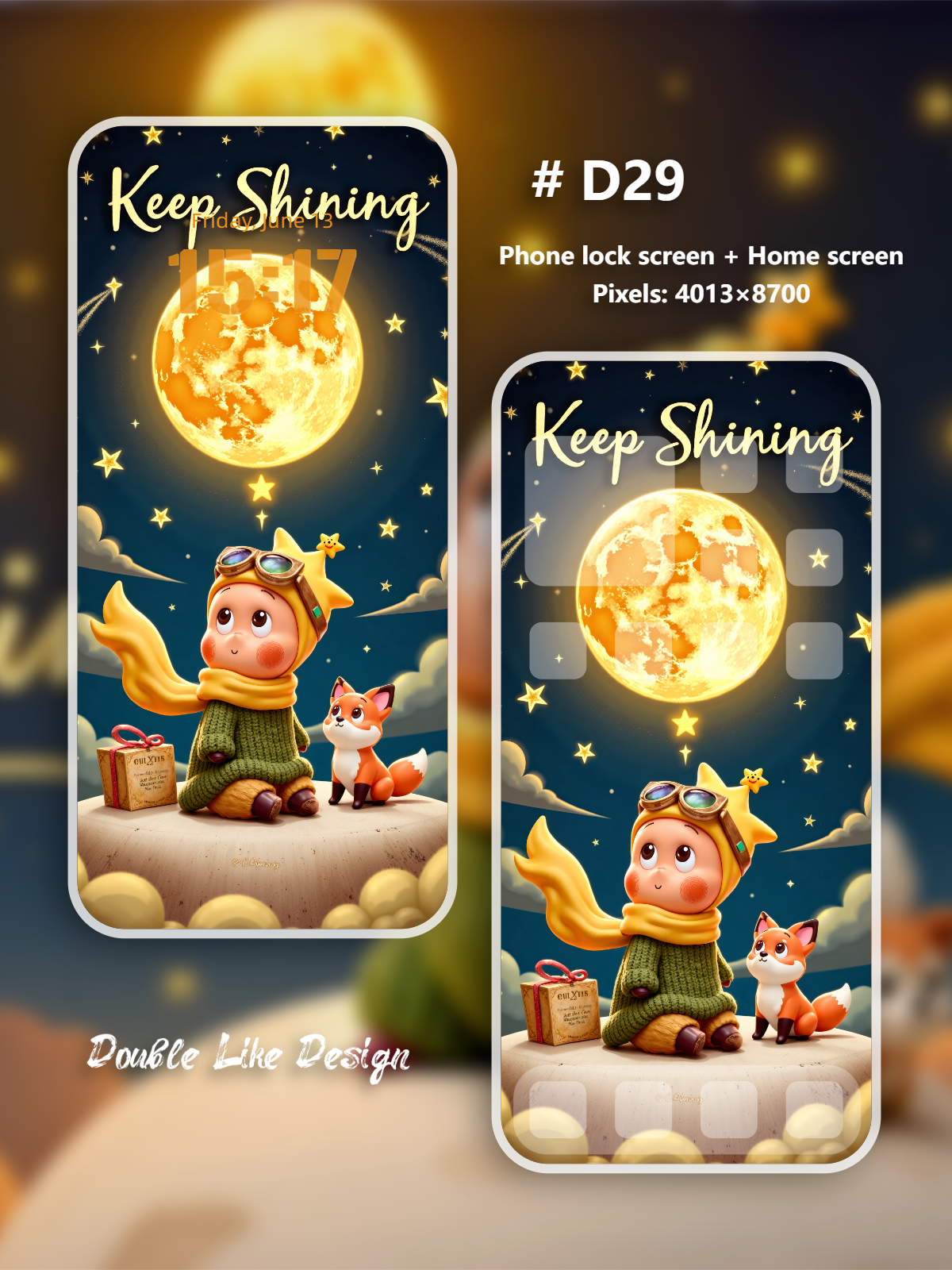 Looking up at the starry sky [#D29]