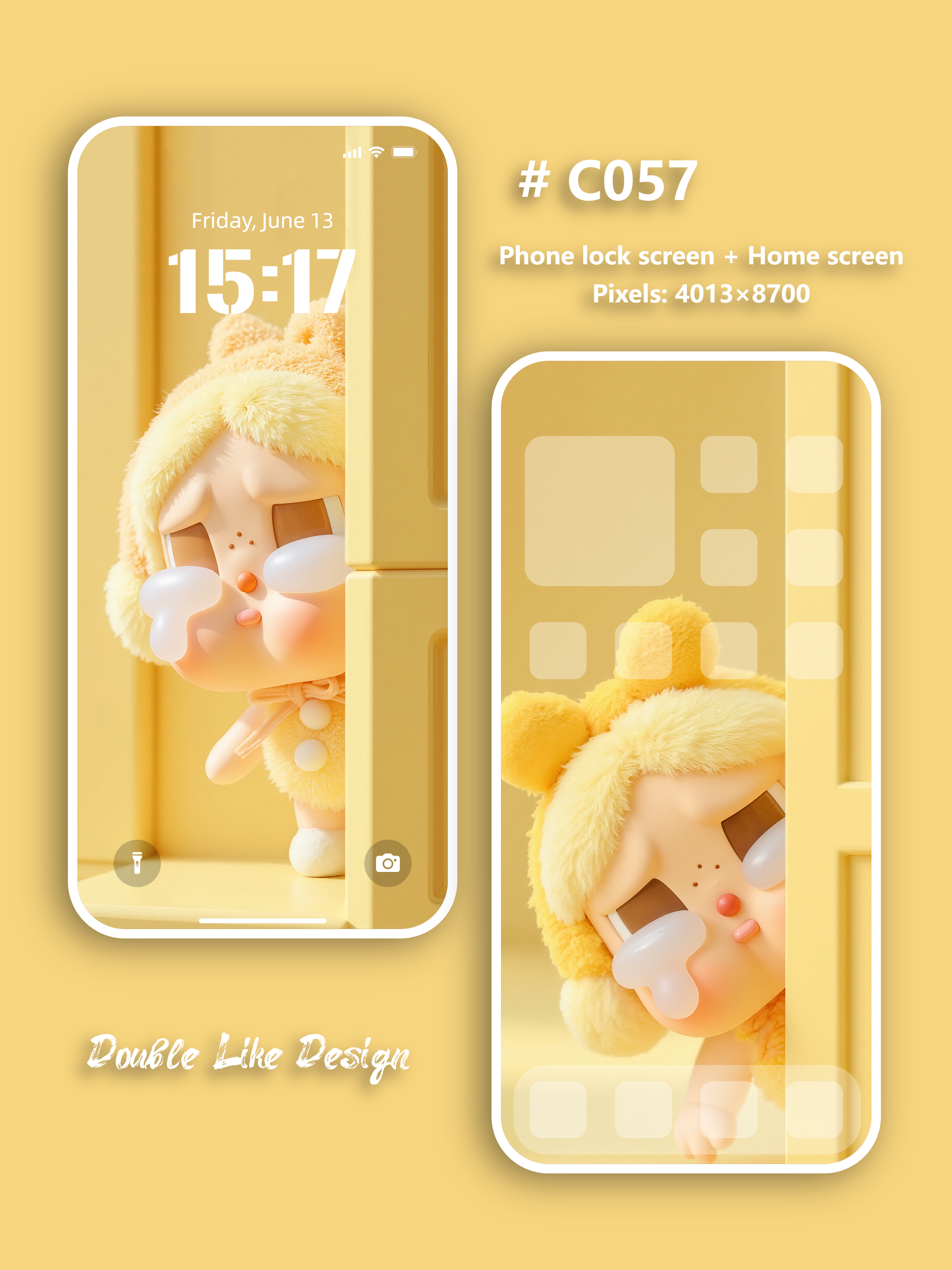 Lemon Colored Door [#C057]