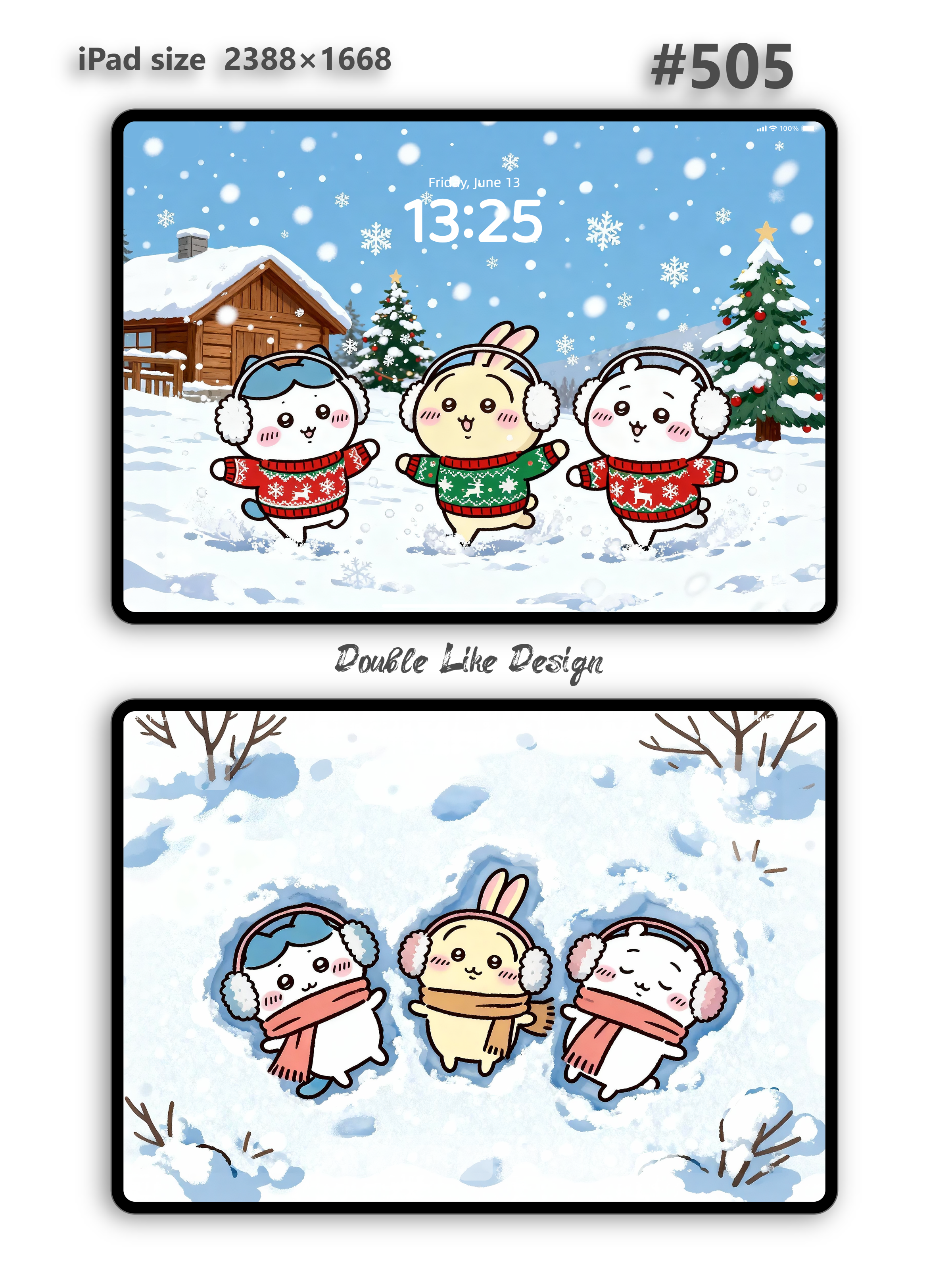 Playing in Snow during Winter [#505]