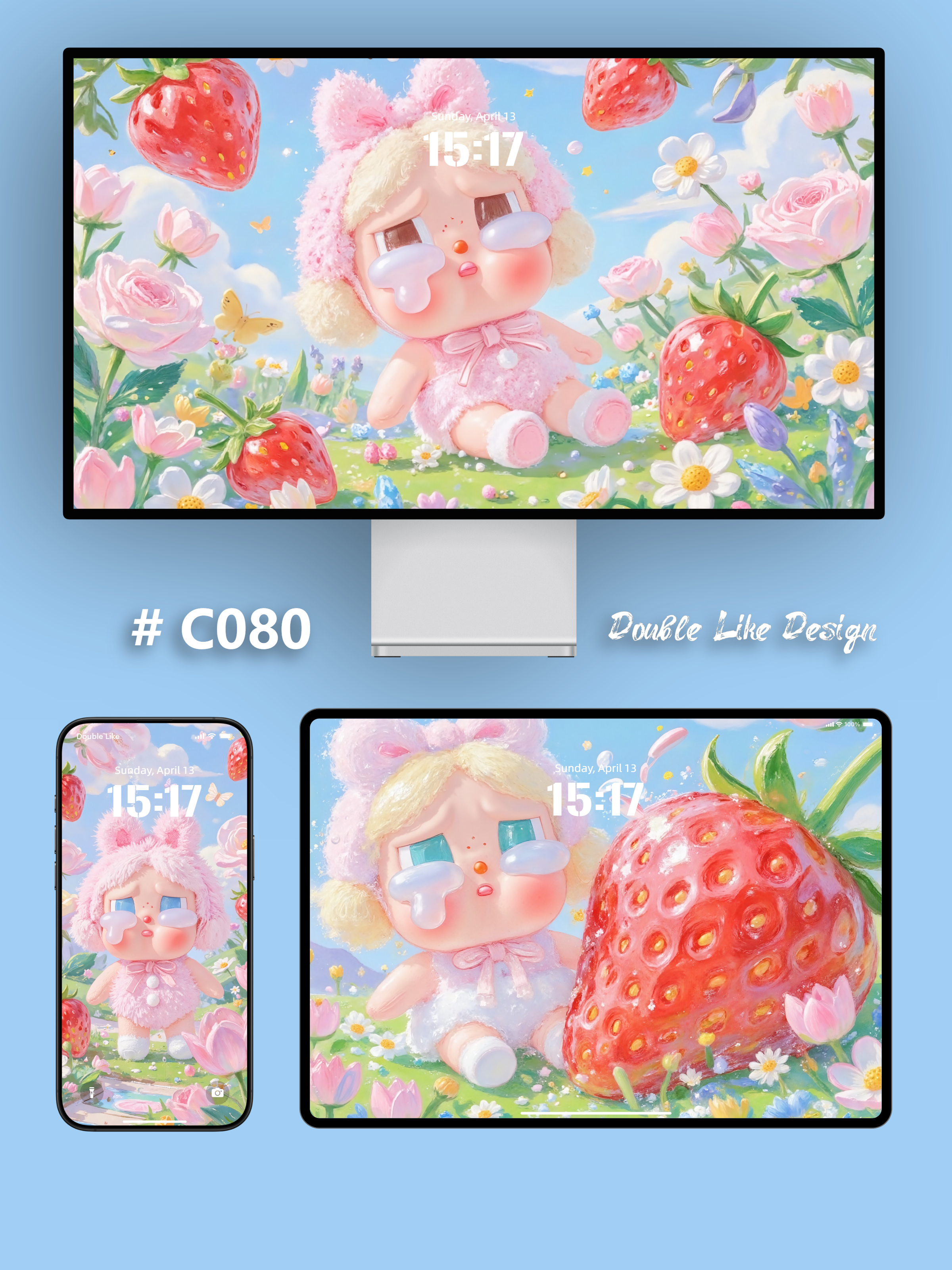 Delicious Strawberries [#C080]