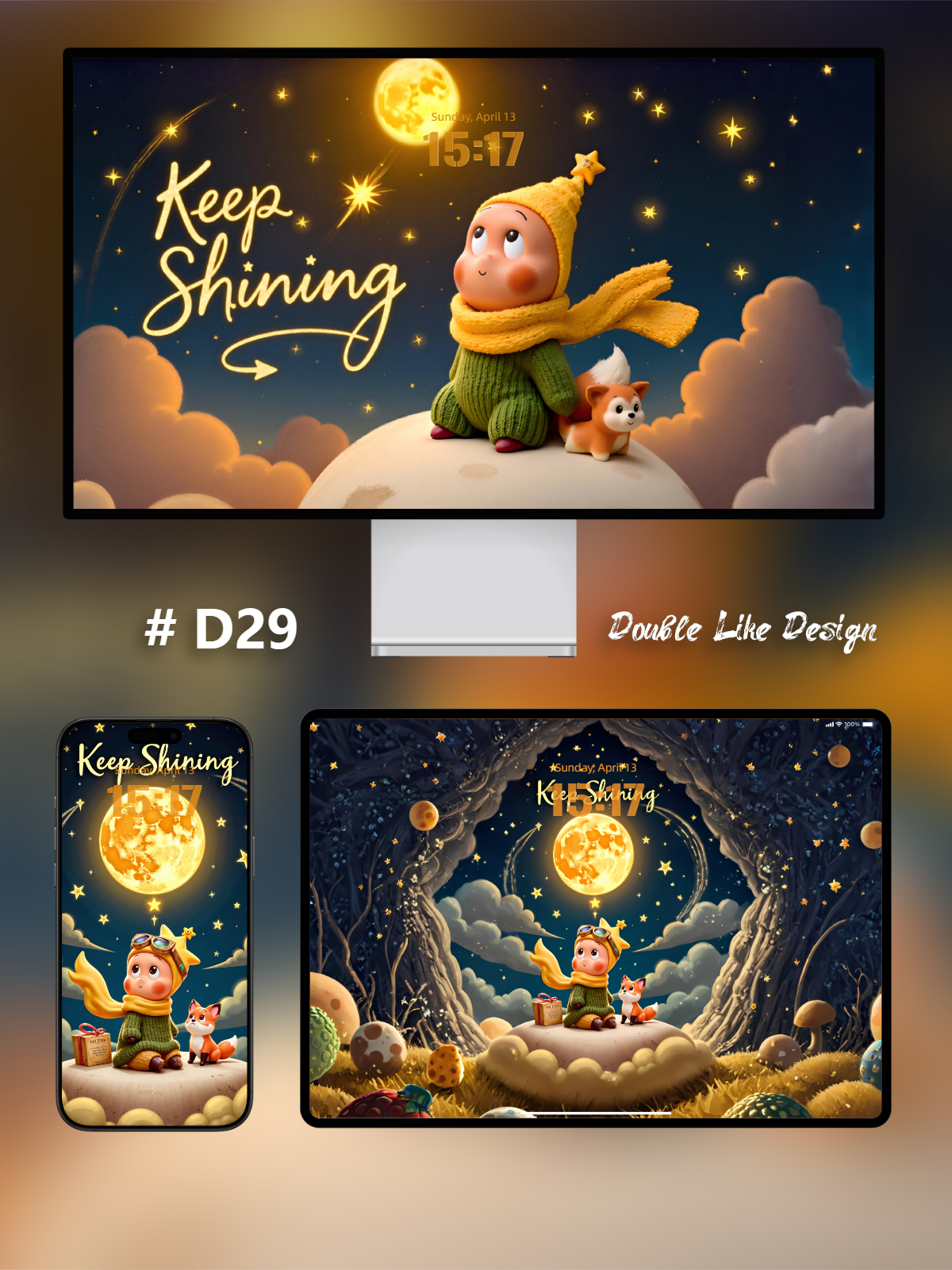 Looking up at the starry sky [#D29]