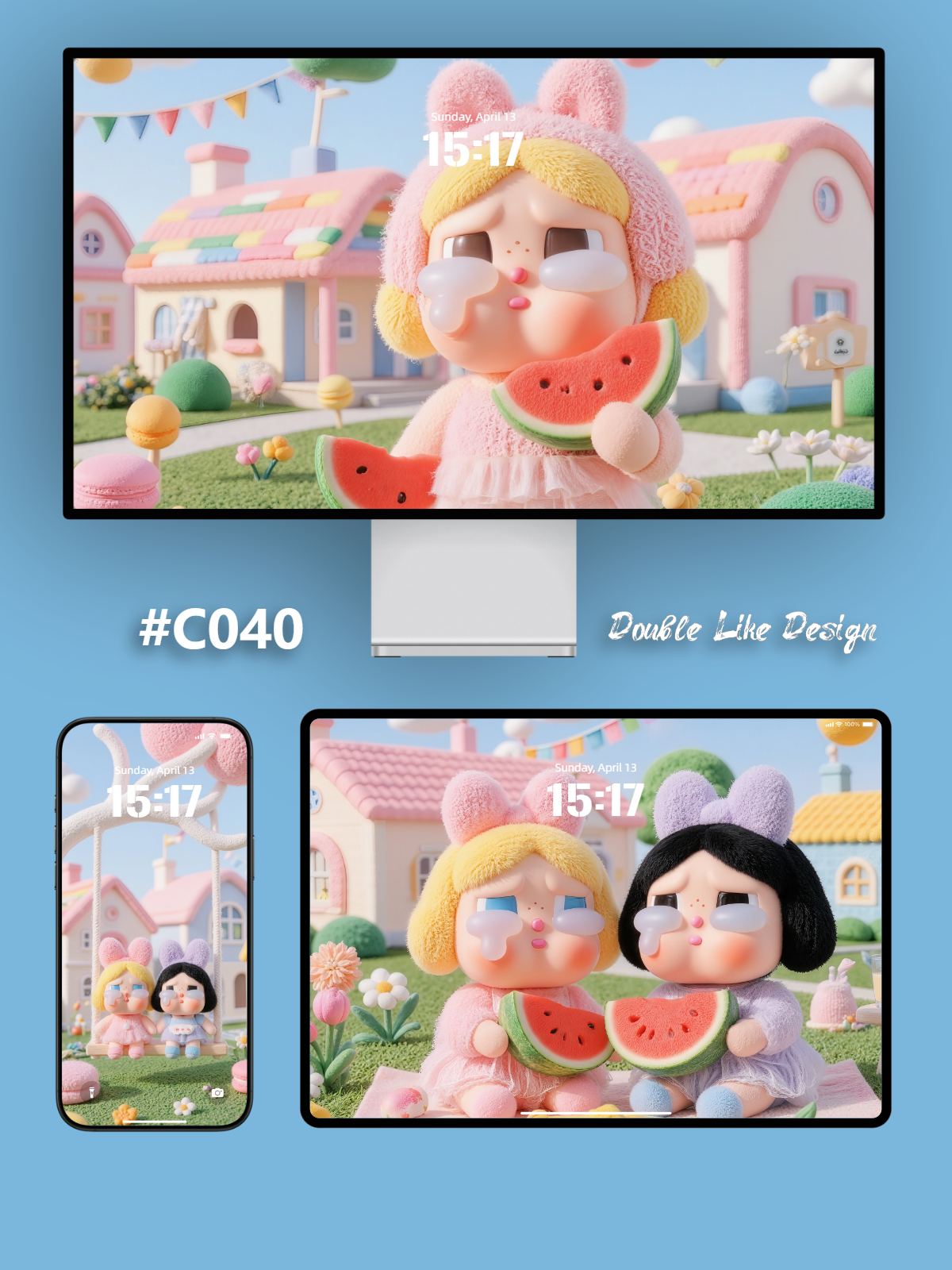 Eating Watermelon [#C040]