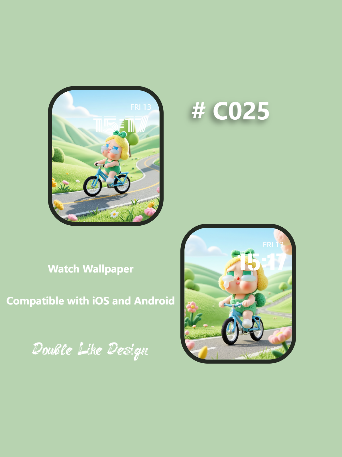 Riding Bicycle [#C025]