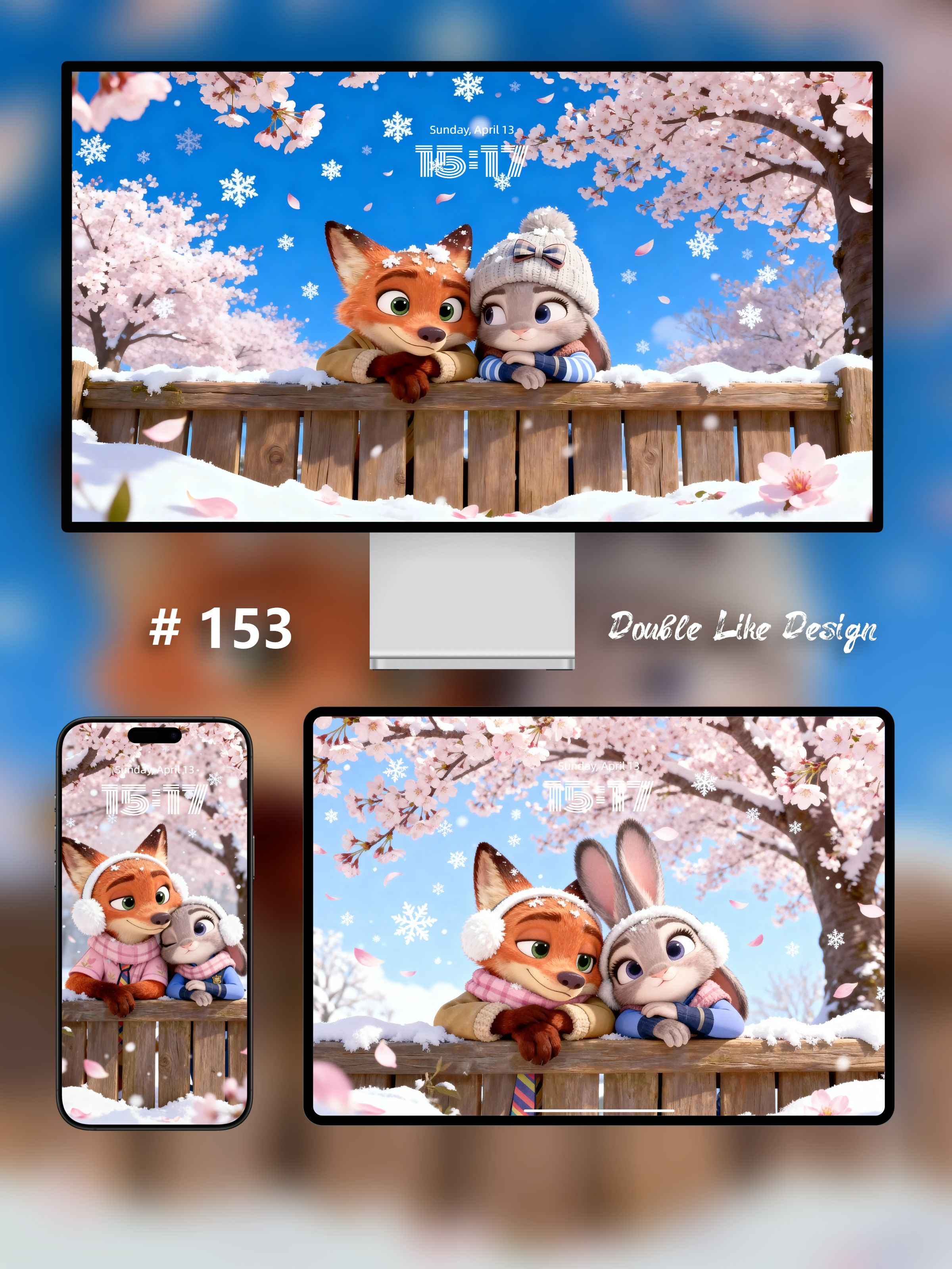 Under Cherry Trees in Winter [#153]