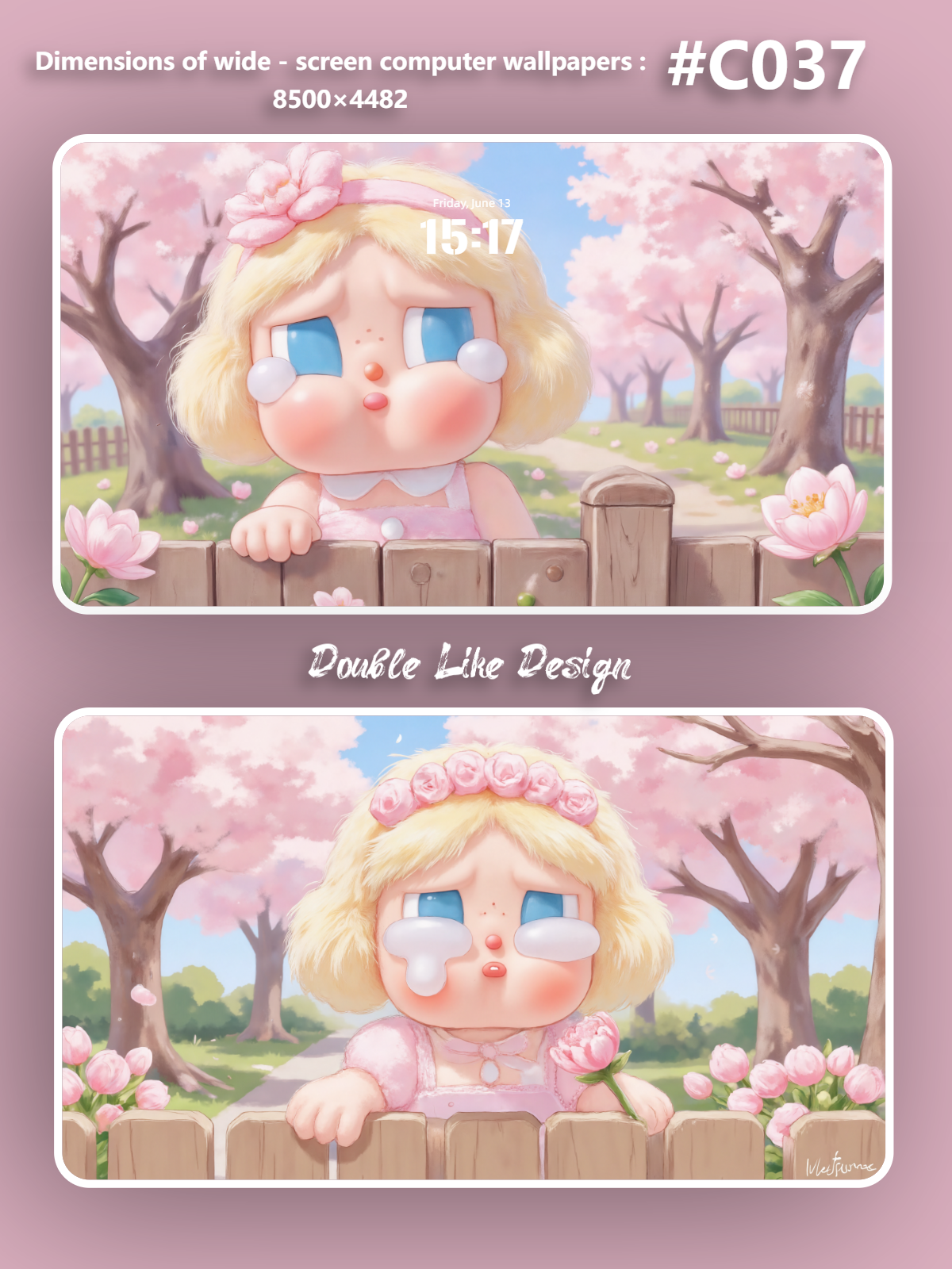 Pink Flowered Tree [#C037]