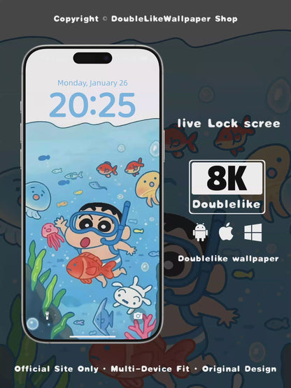 夏の水中アドベンチャー [#D20]