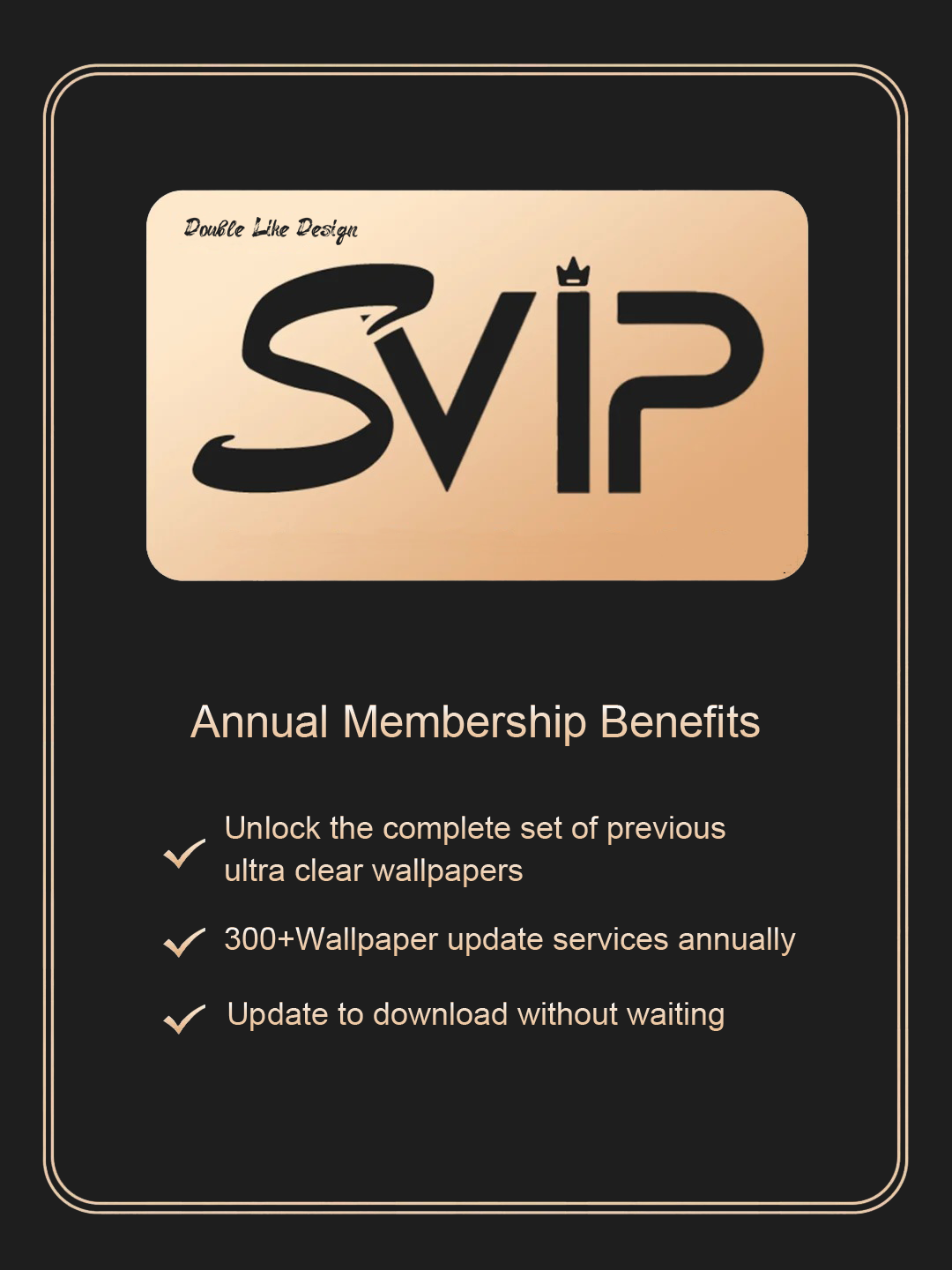Yearly Wallpaper Membership